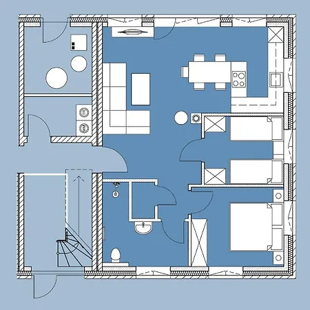 Leuchtfeuer, Fuer 4 Personen - Erwachsene Oder - In De Feerjenhusen Am Haubarg Von Vollerwiek, Fertigstellung April 2020 * Vollerwiek